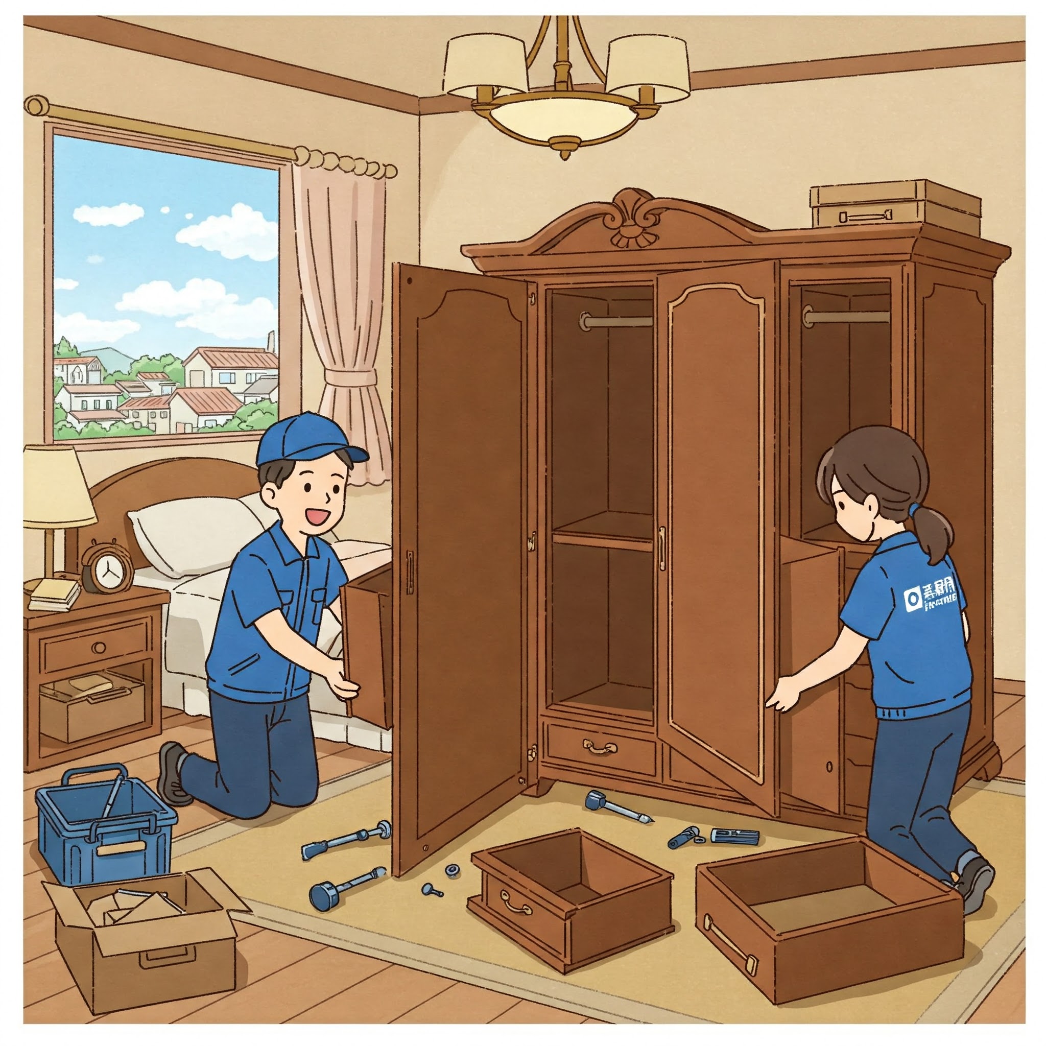 فك وتركيب الأثاث بدقة عالية في المملكة العربية السعودية