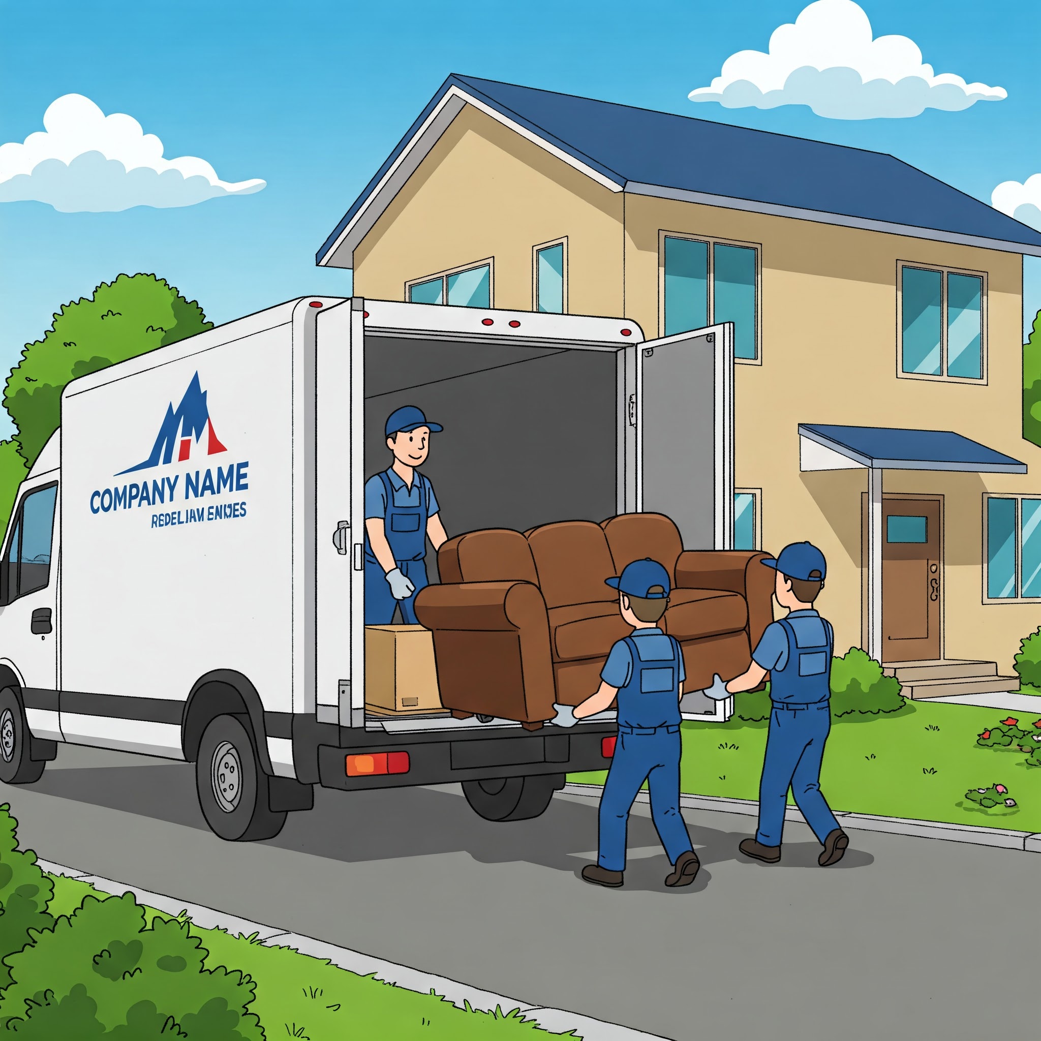 سيارة نقل مجهزة لنقل العفش بأمان في المملكة العربية السعودية